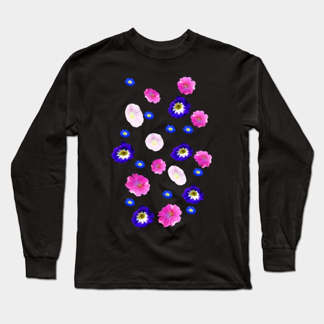 morning glory, iridescence Long Sleeve T-Shirt by Hujer